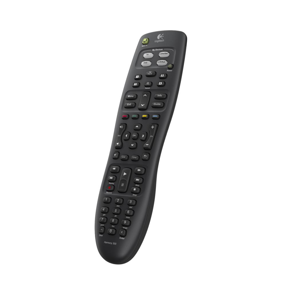 [08/05/2010] Die neue Logitech Harmony 300 ersetzt bis zu vier Fernbedienungen und kostet lediglich 25 Euro. (2)