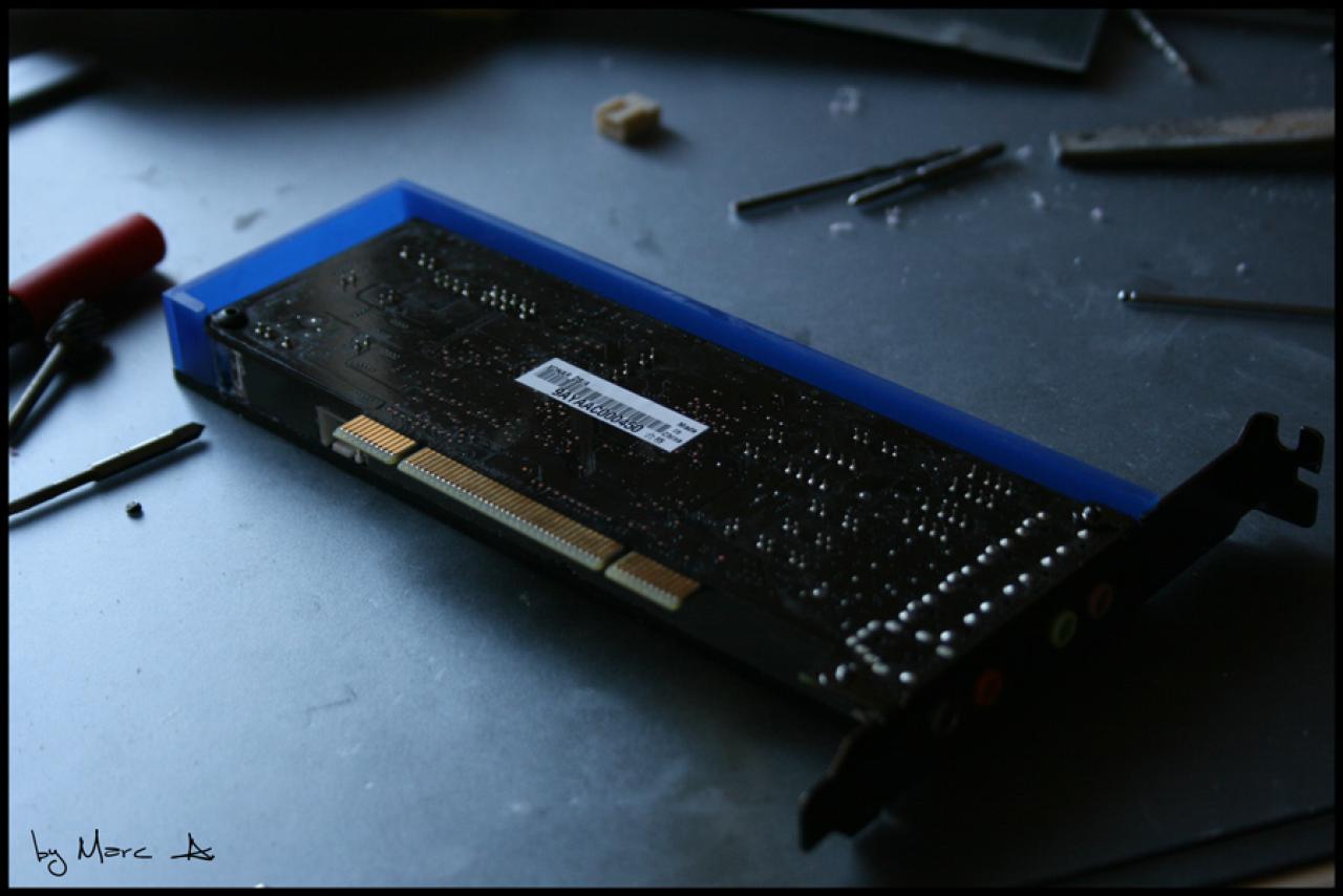 [28/05/2010] Casemod-Projekt Black meets Blue - Nun mit gemoddeter Soundkarte (31)