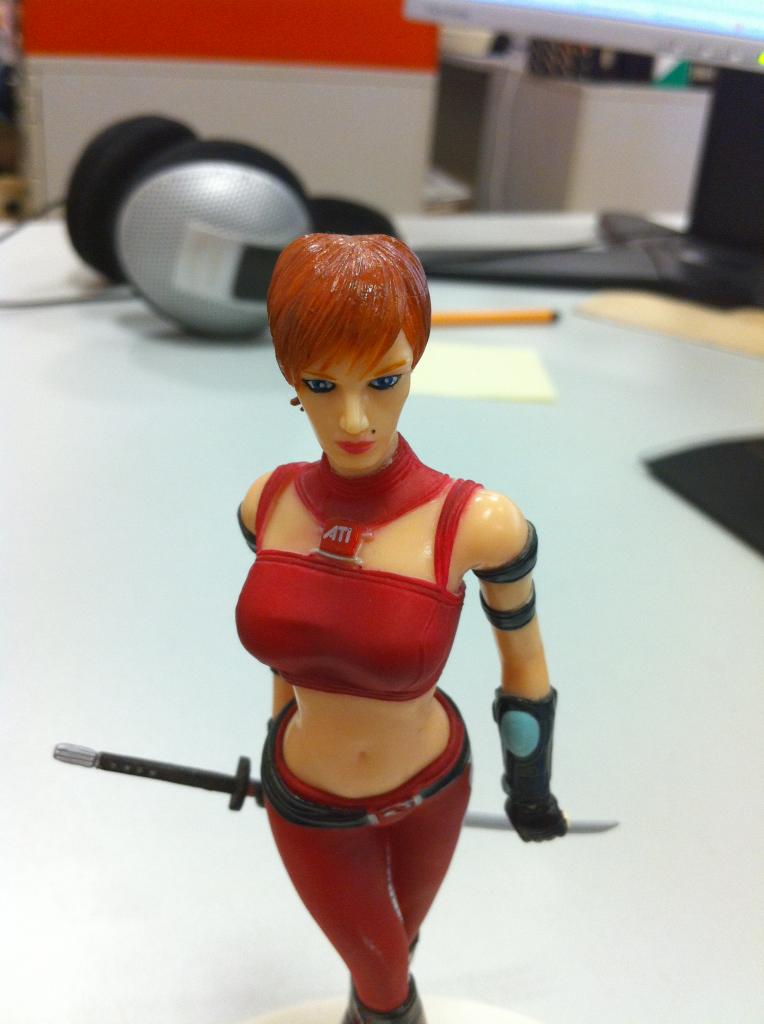 Testbild auf dem iPhone 4.