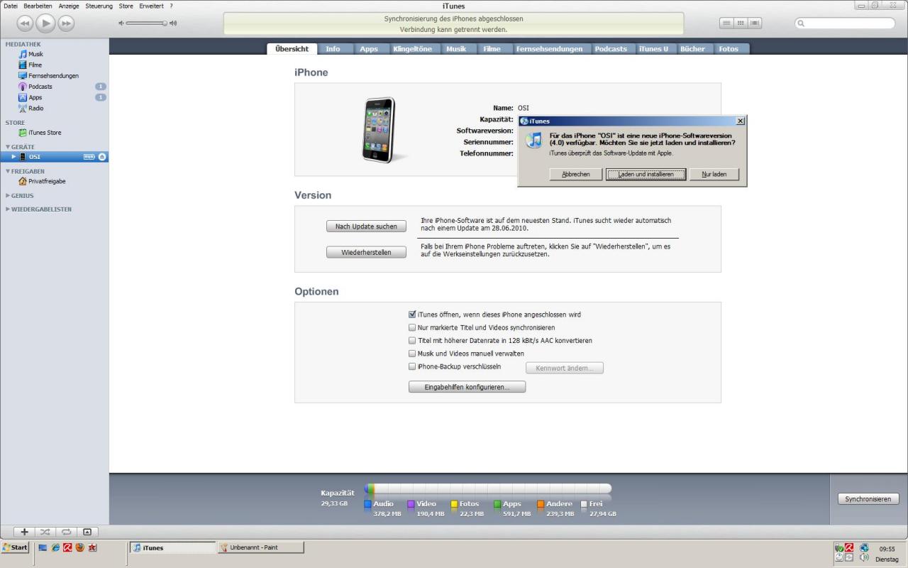 [22/06/2010] Apple IOS4 im Hands-on-Test (1)