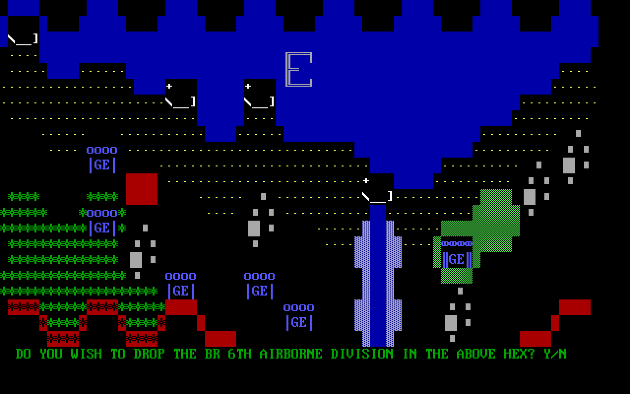 [07/06/2010] 1982 - Battle for Normandy: Eines der ersten WW2-Spiele für PC und dessen beliebtes OS DOS. Entwickler war das damals erfolgreiche Studio SSI.