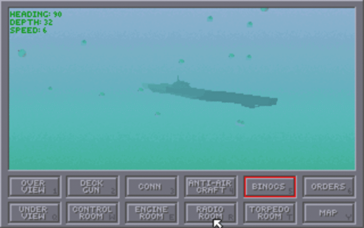 [07/06/2010] 1990 - Das Boot: German U-Boat Simulation: Einer der ersten U-Boot-Simulatoren, der sogar mit der Lizenz des berühmten Filmes ausgestattet ist.