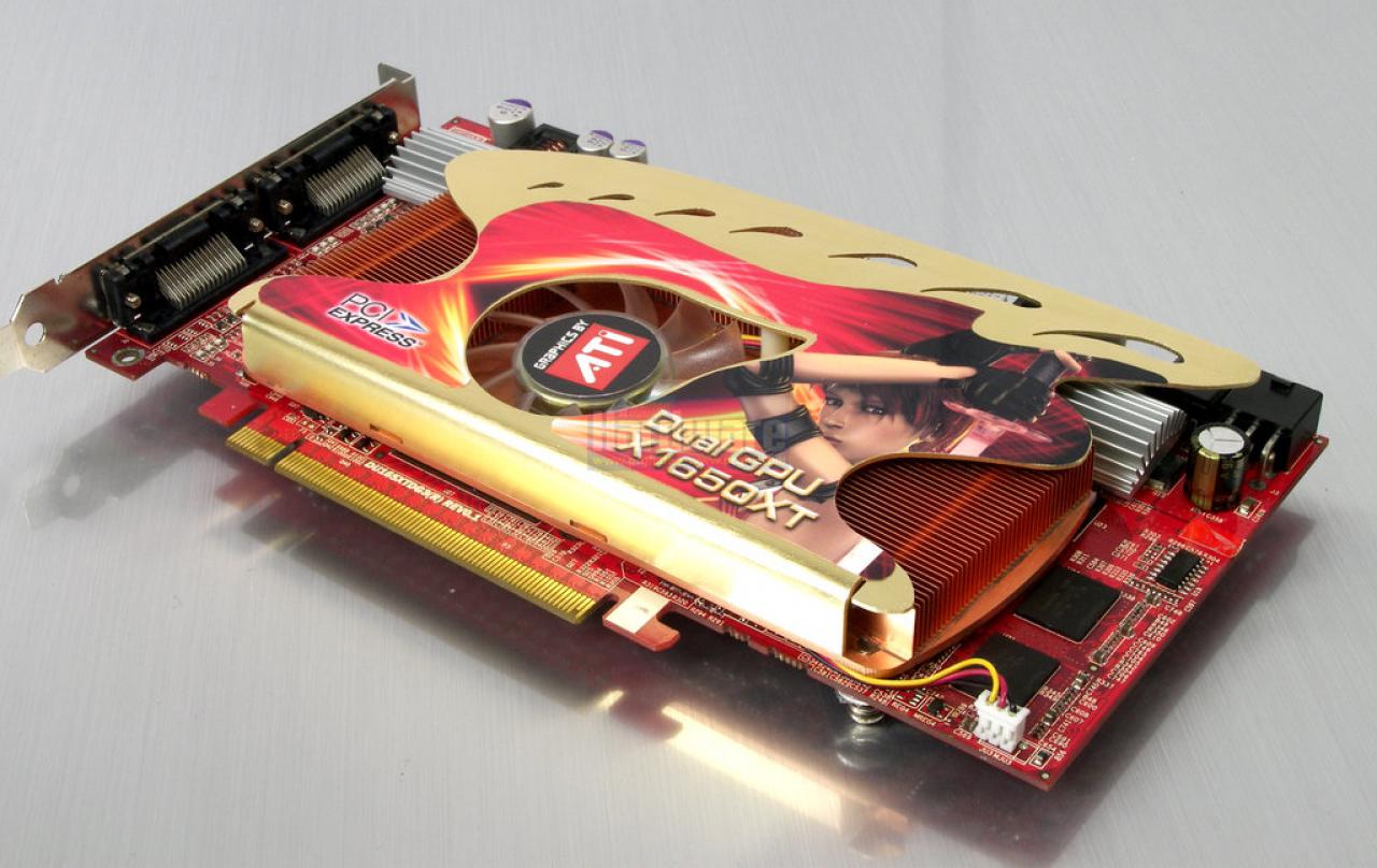 [25/06/2010] Erinnern Sie sich noch an Gecube? Dieser Ati-Partner hatte of ausgefallene Lösungen auf Lager, so wie diese doppelte X1650 XT - leider war der Sinn etwas fragwürdig, brachte eine X1900 XTX doch meist mehr Leistung für gar nicht mal so viele zusätzliche Euro.