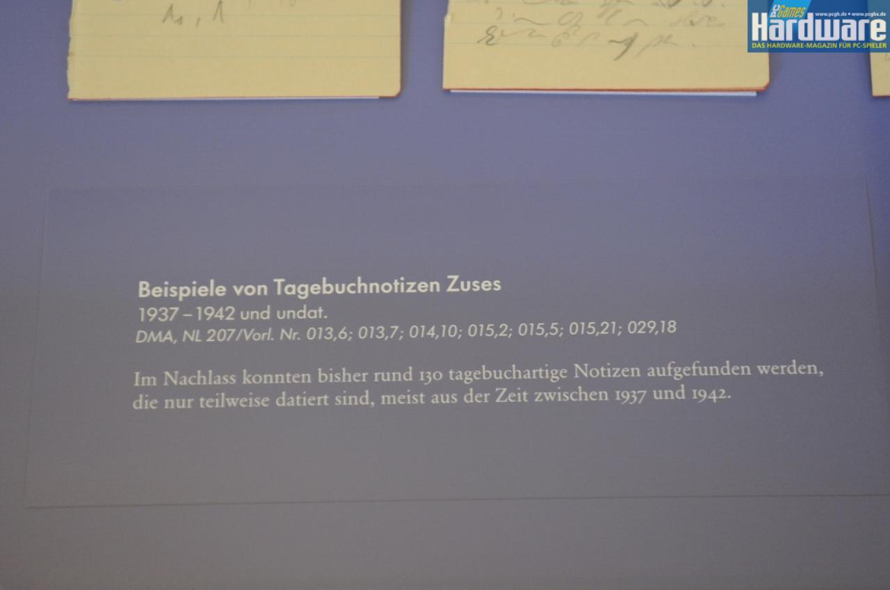 [17/06/2010] Sonderausstellung: 100 Jahre Konrad Zuse - Einblicke in den Nachlass