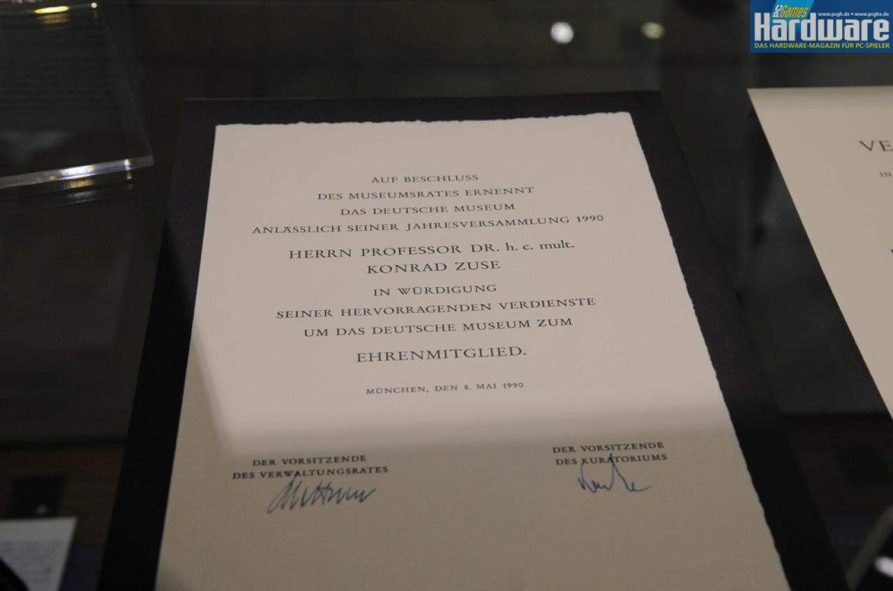 [17/06/2010] Sonderausstellung: 100 Jahre Konrad Zuse - Einblicke in den Nachlass
