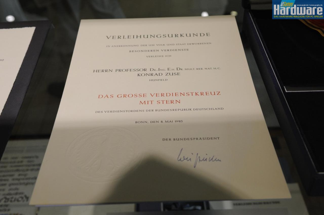 [17/06/2010] Sonderausstellung: 100 Jahre Konrad Zuse - Einblicke in den Nachlass