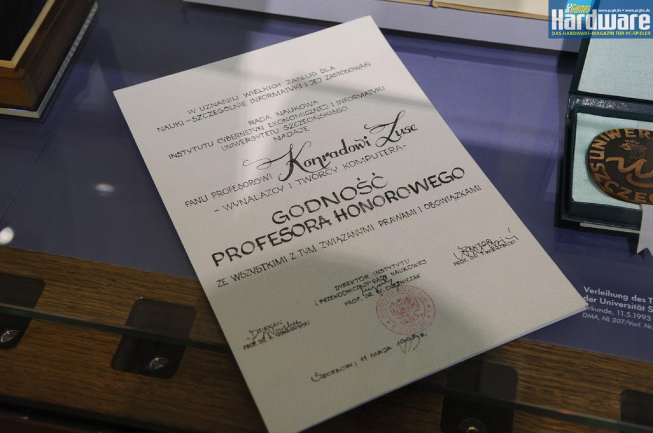 [17/06/2010] Sonderausstellung: 100 Jahre Konrad Zuse - Einblicke in den Nachlass