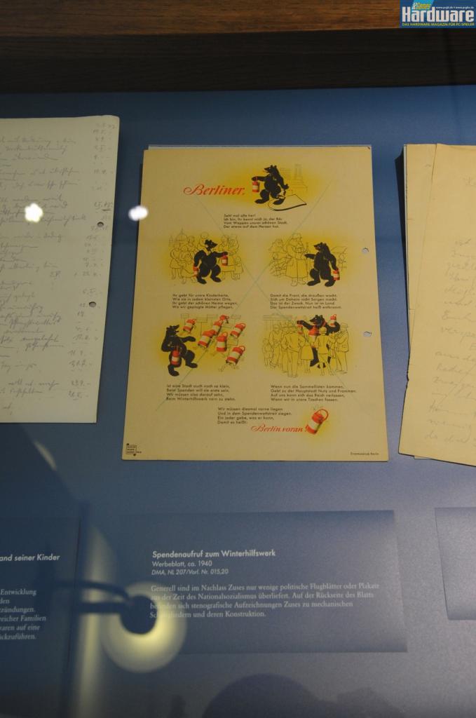[17/06/2010] Sonderausstellung: 100 Jahre Konrad Zuse - Einblicke in den Nachlass