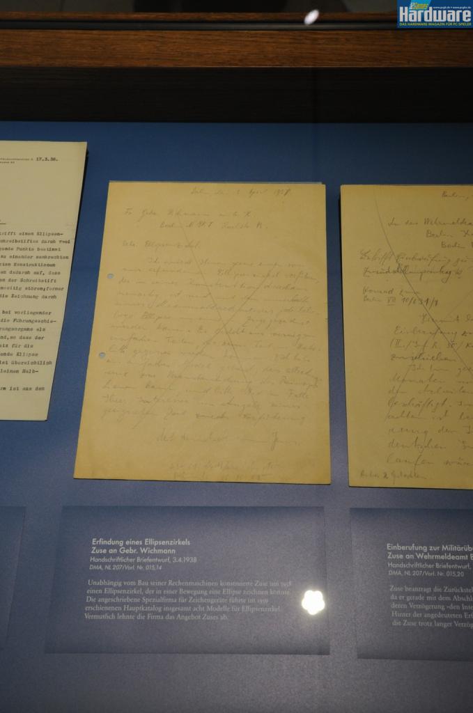 [17/06/2010] Sonderausstellung: 100 Jahre Konrad Zuse - Einblicke in den Nachlass