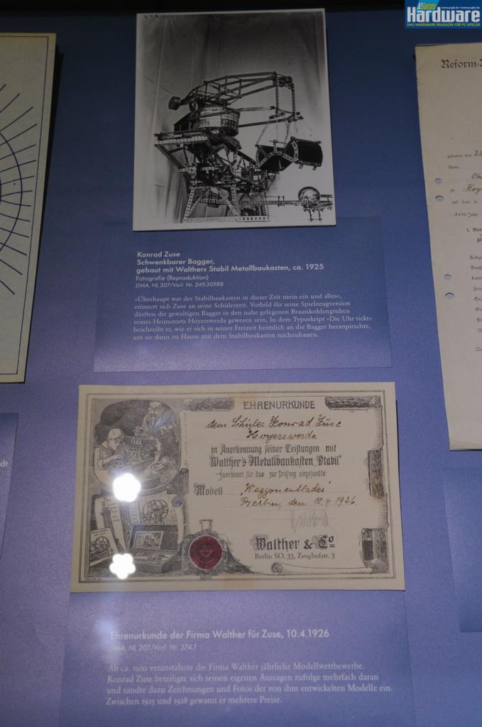 [17/06/2010] Sonderausstellung: 100 Jahre Konrad Zuse - Einblicke in den Nachlass