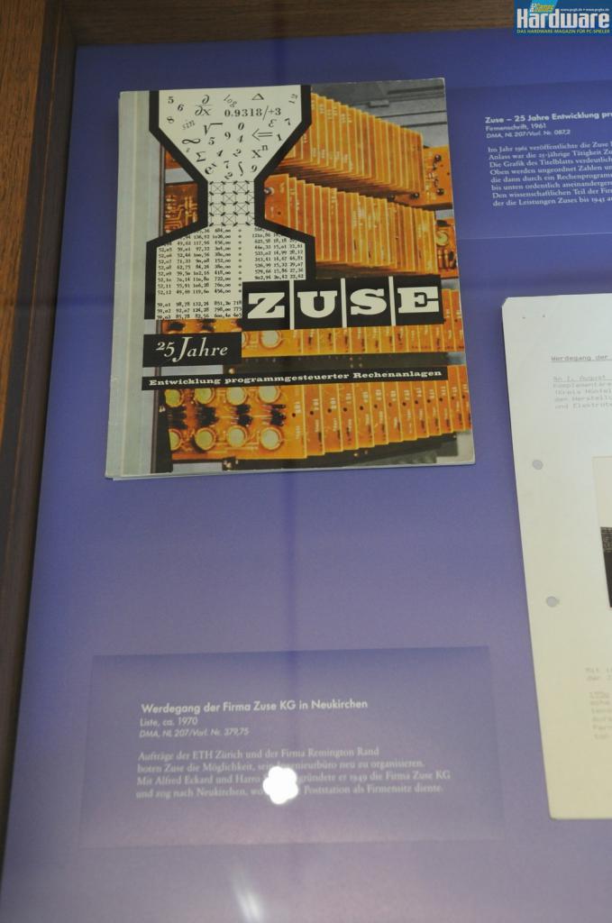 [17/06/2010] Sonderausstellung: 100 Jahre Konrad Zuse - Einblicke in den Nachlass
