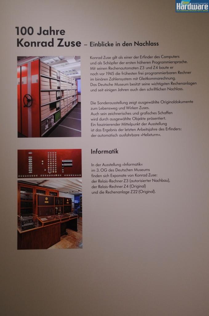 [17/06/2010] Sonderausstellung: 100 Jahre Konrad Zuse - Einblicke in den Nachlass