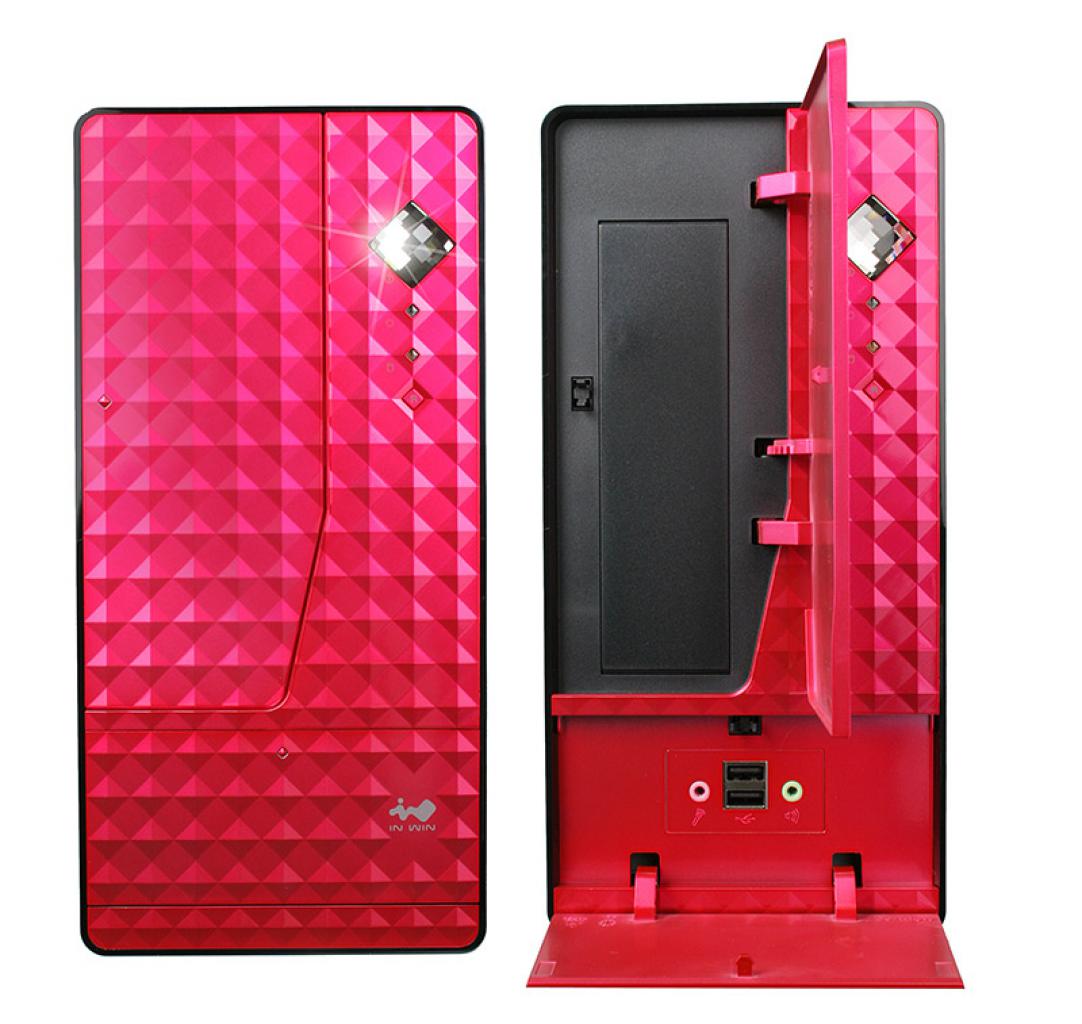 [22/06/2010] In Win Diva Mini-ITX-Tower - fuchsia red (1)
