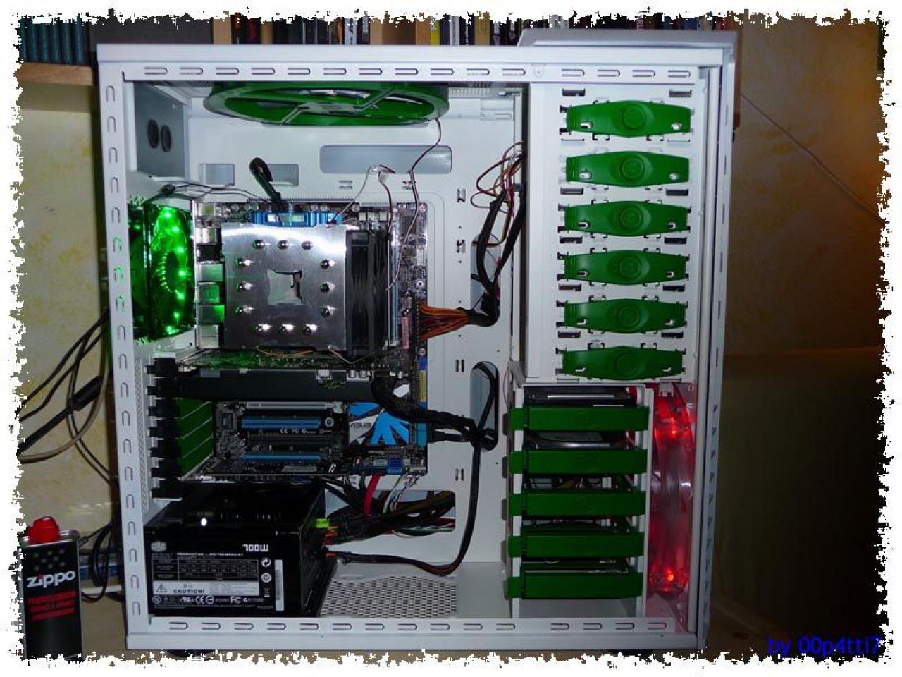 [24/06/2010] Cooler-Master-HAF-932-Casemod in Grün-Weiß (22)