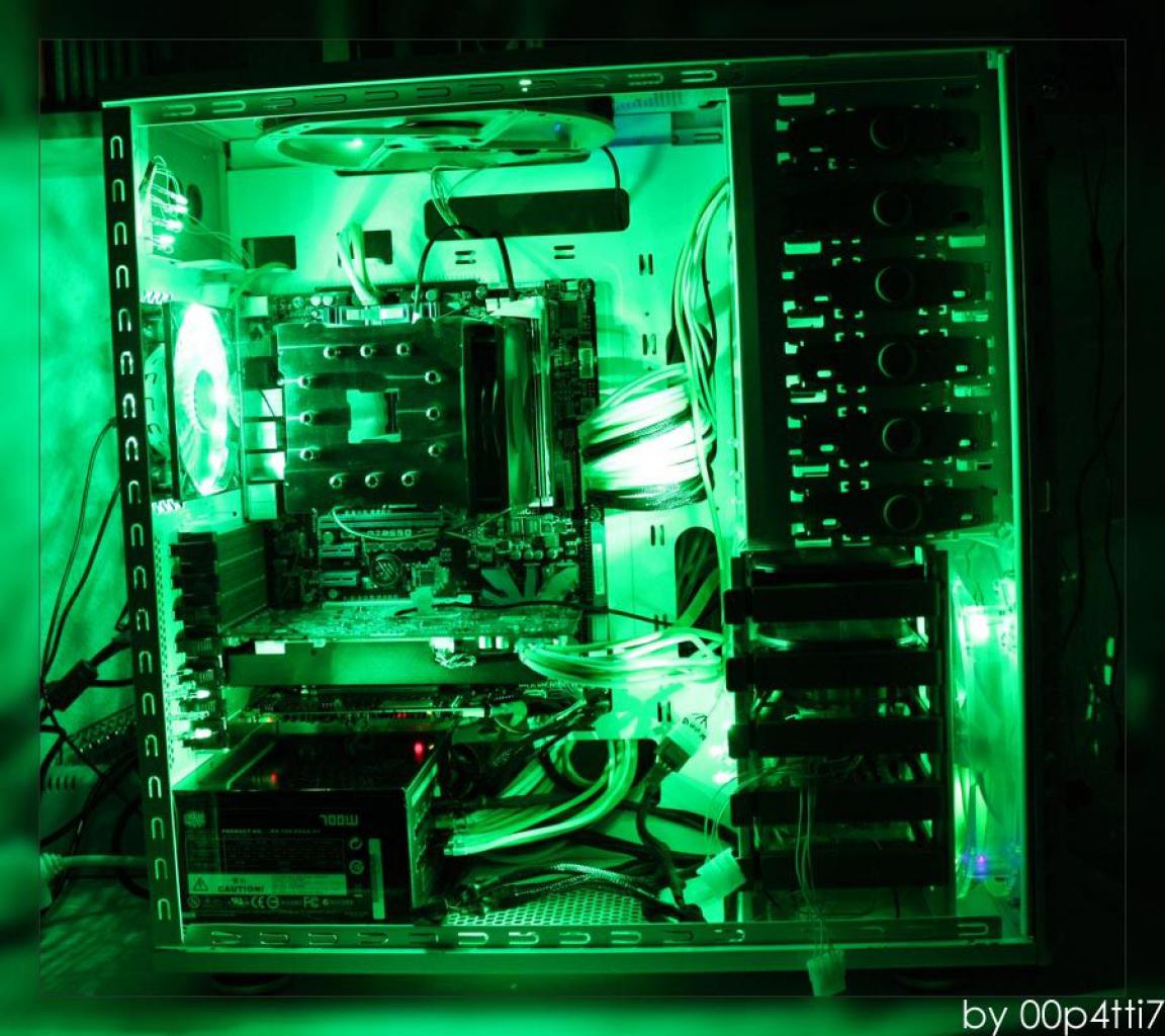 [24/06/2010] Cooler-Master-HAF-932-Casemod in Grün-Weiß (56)