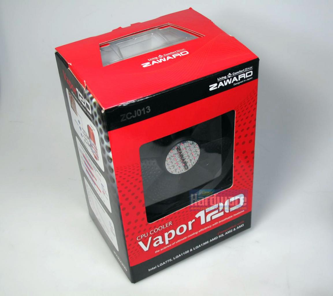 [07/06/2010] Zaward Vapor 120: CPU-Kühler im Test (2)