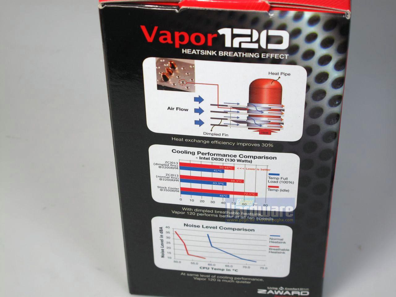 [07/06/2010] Zaward Vapor 120: CPU-Kühler im Test (3)
