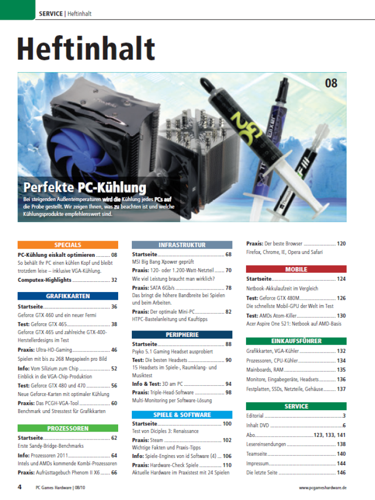 [01/07/2010] PC Games Hardware Ausgabe 08/2010 ab 07. Juli im Handel (1)