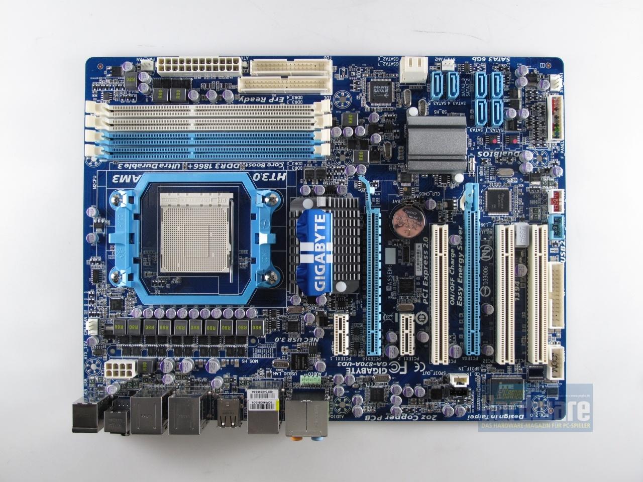 [09/07/2010] Gigabyte 870A-UD3: Sockel AM3, 870-Chip, nur 90 Euro (1)