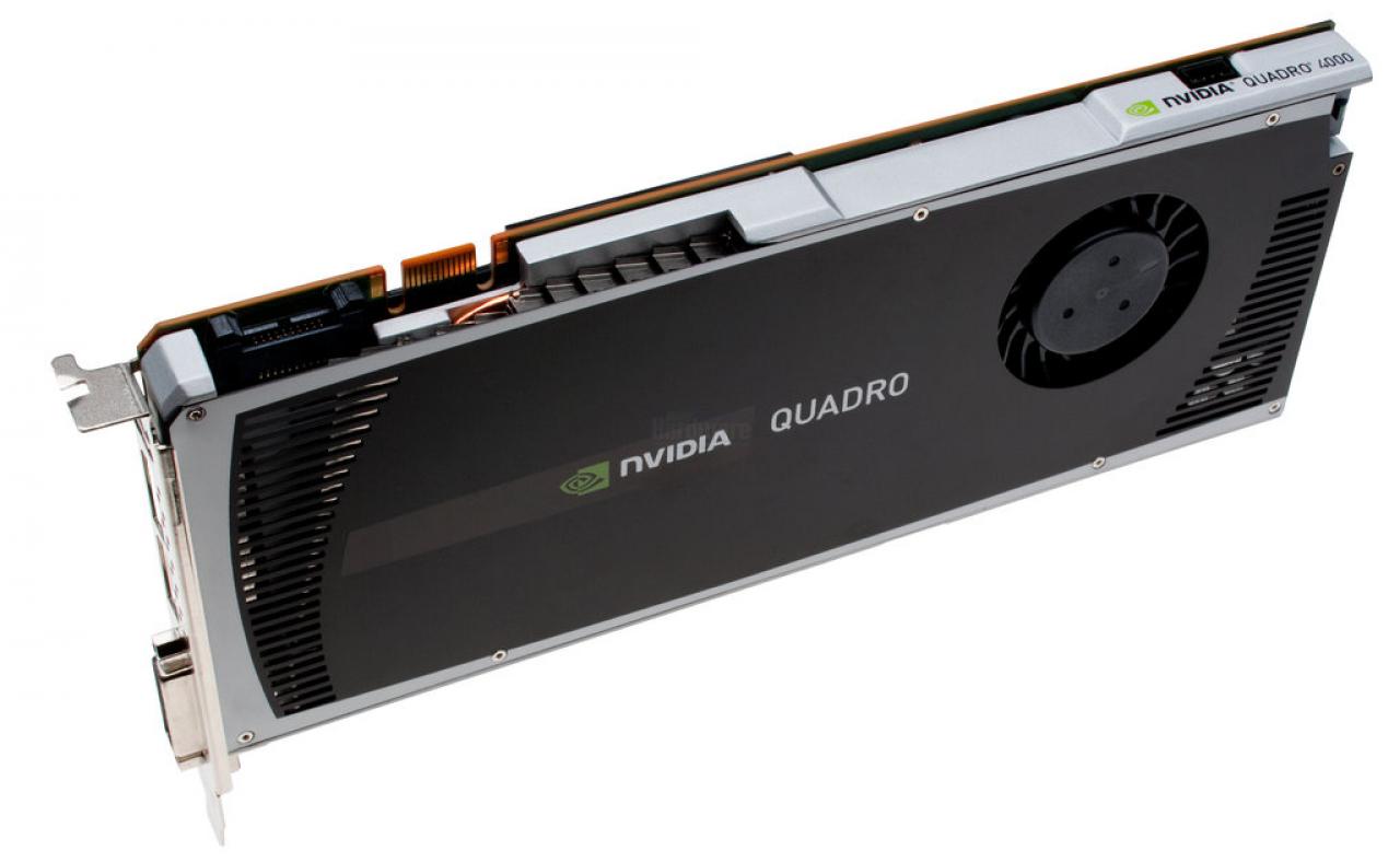 [26/07/2010] Nvidia Quadro 4000 (890M Tri/s, Single-Slot, 256 Cores, 256 Bit, 2 GiB GDDR5, 142 Watt TDP) (3)