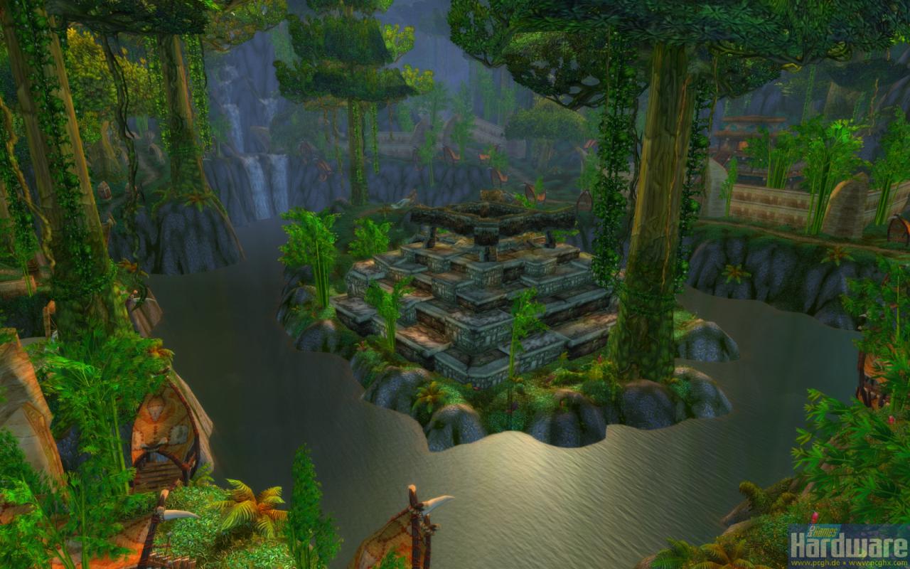 [07/07/2010] WoW Cataclysm Beta: Auch im Schlingendorntal (ehemals Stranglethorn) gibt's nun hübscheres Wasser