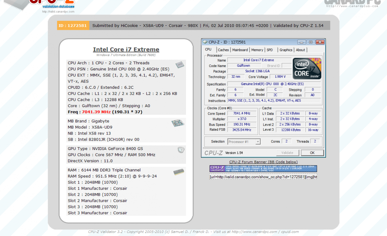 [06/07/2010] Intel Core i7-980X @ 7 GHz mit Stickstoffkühlung (1)