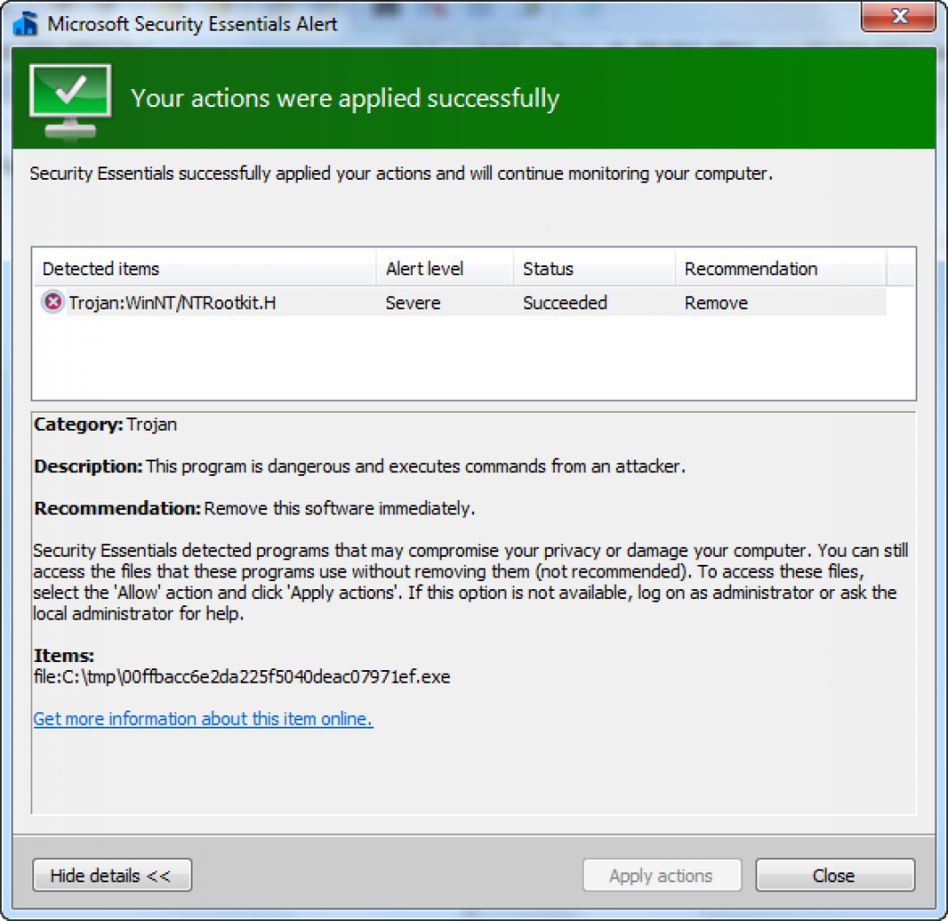 [23/07/2010] Microsoft Security Essentials 2.0 (Beta) (2)