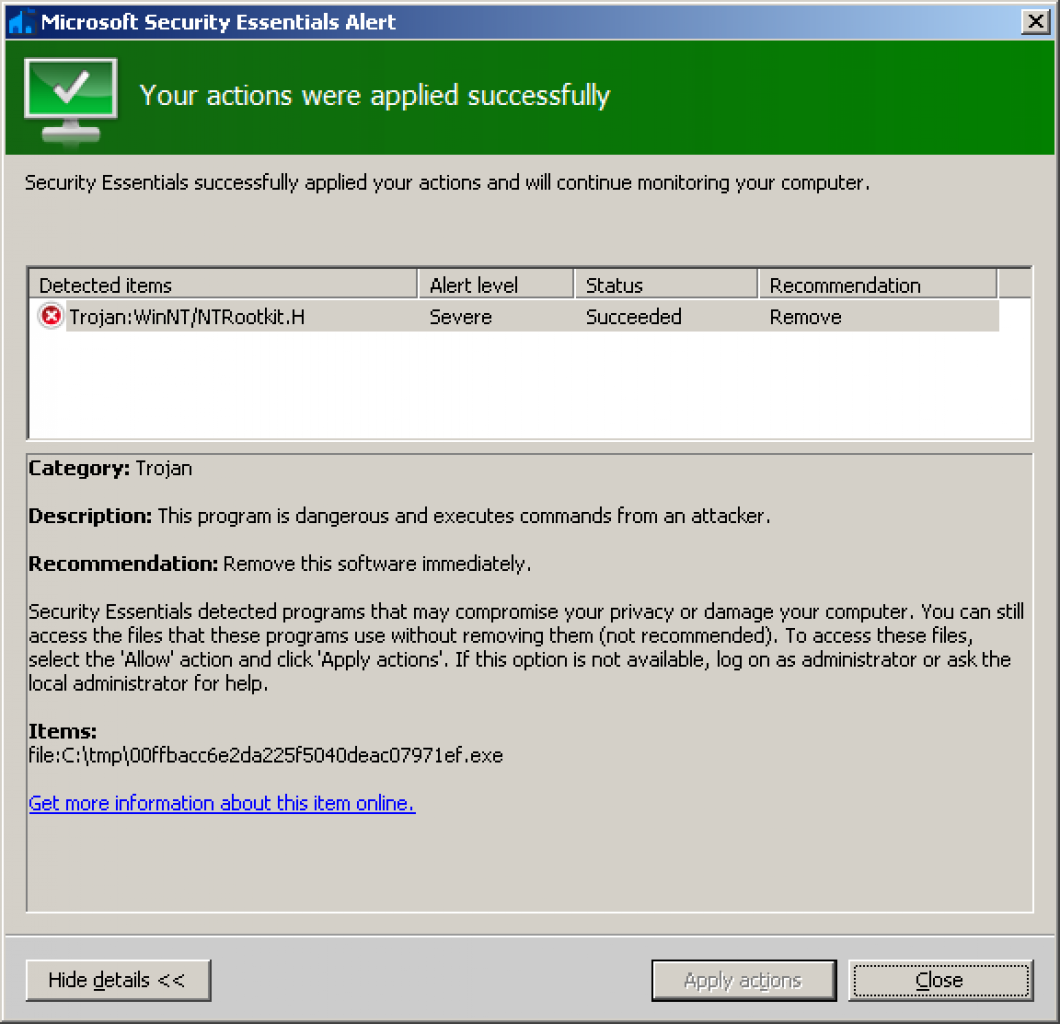 [23/07/2010] Microsoft Security Essentials 2.0 (Beta) (4)