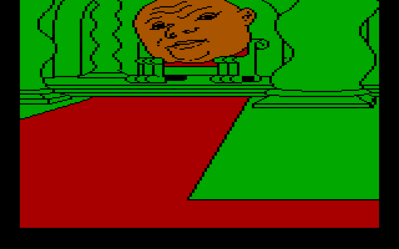 [08/07/2010] 1985: The Wizard of Oz - CGA-Grafik ist Mitter der 80er das Maß der Dinge. Viele Spiele basieren hier noch auf Textkolonnen. Insofern ist das Spiel aus historischer Sicht durchaus ein Meilensteine, auch wenn man heute Augenkrebst kriegt.