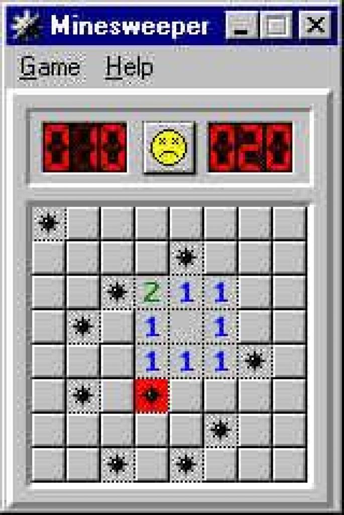 [29/08/2010] 1992: Minesweeper