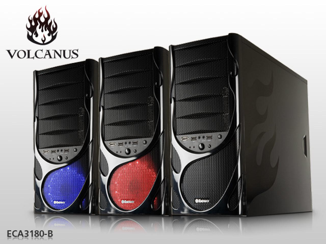 [05/08/2010] Enermax Volcanus - Neue Gehäuse-Serie mit LED-Lüfter
