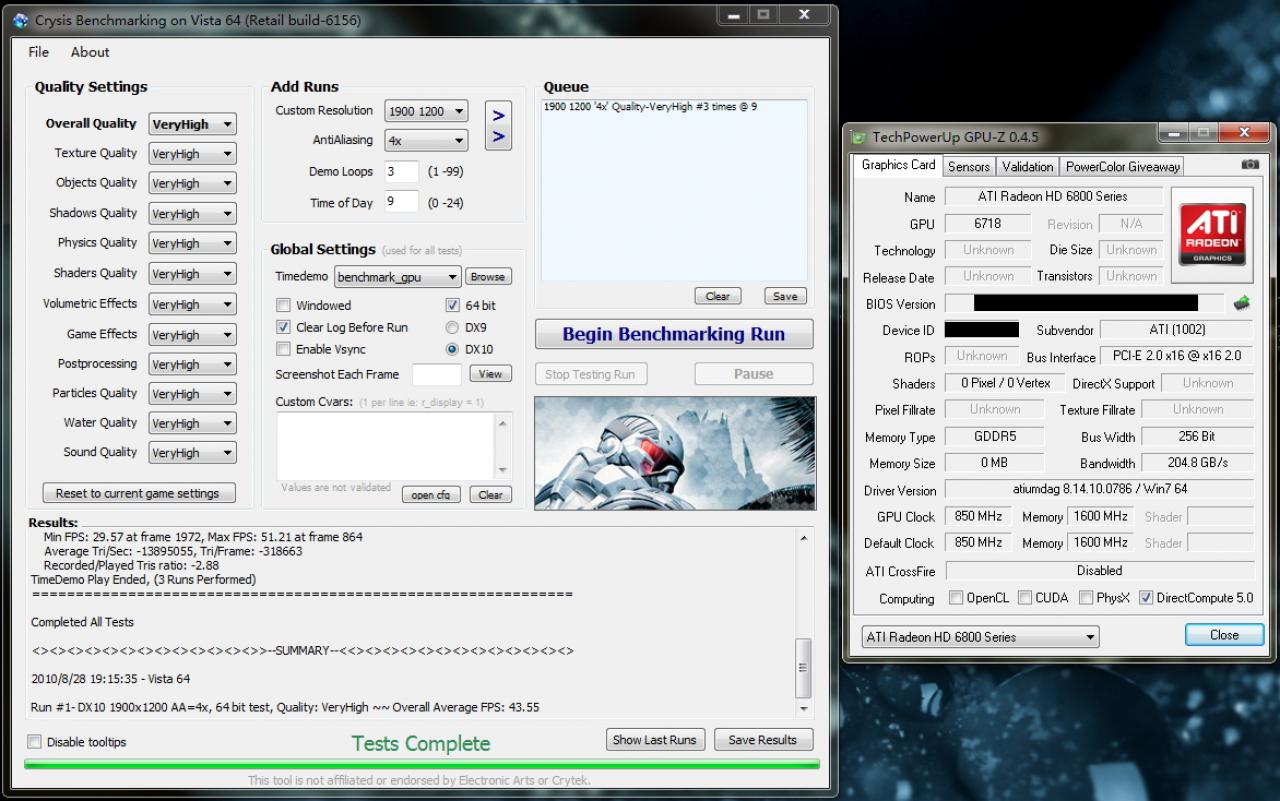 [31/08/2010] Sind die Benchmark-Screenshots der HD Radeon 6870 echt? (1)