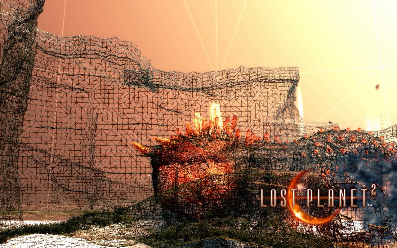 [14/08/2010] Lost Planet 2 im Wireframe-Modus