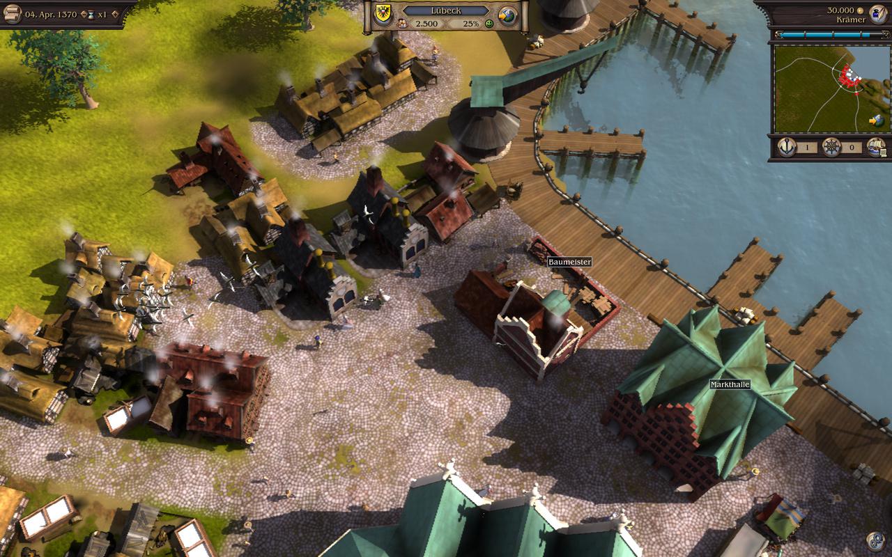 [26/08/2010] Hohe Details: Patrizier 4 im Hands-On: Hübsches Licht-Schatten-Spektakel, simple Texturen. (7)