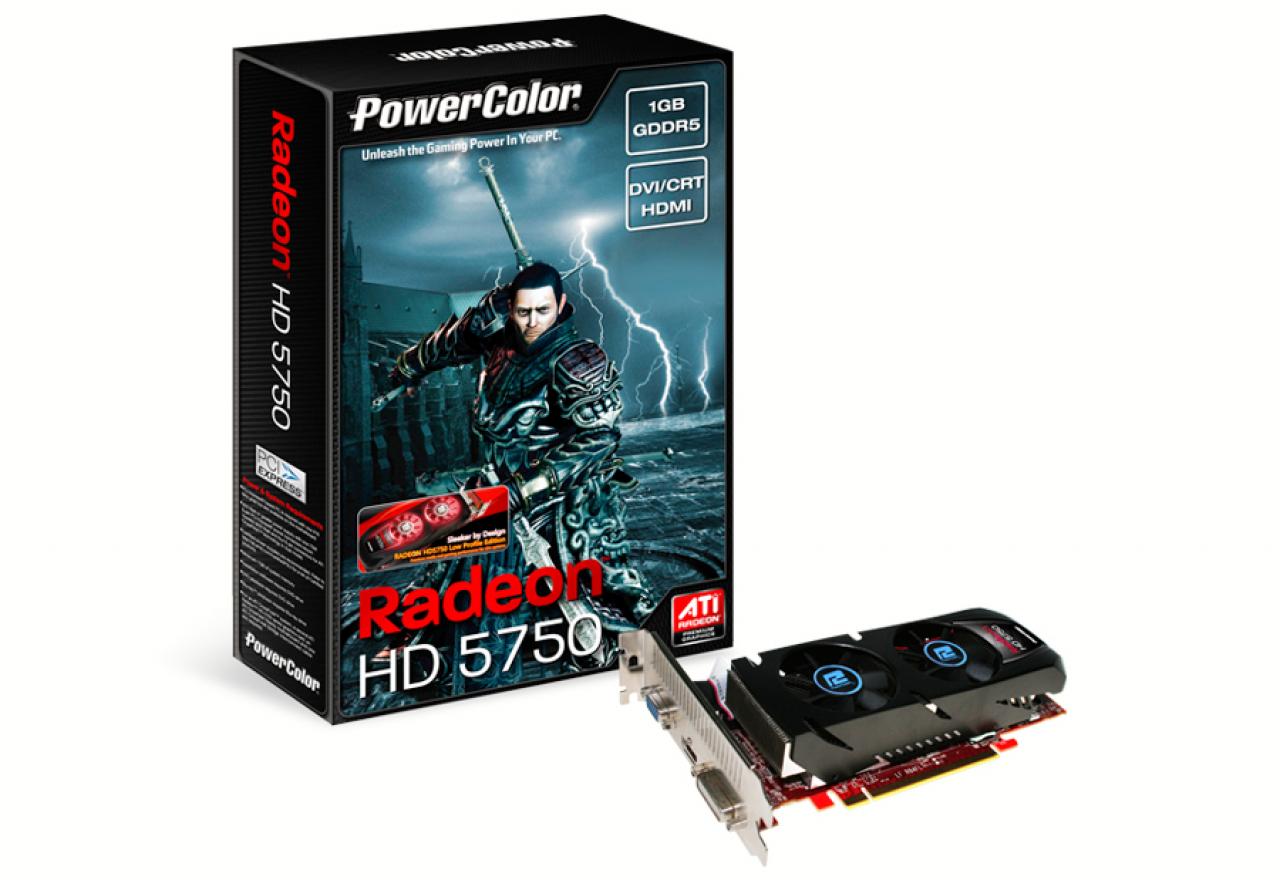 [19/08/2010] Powercolor stellt mit der Radeon HD 5750 Low Profile Edition eine Grafikkarte für besonders beengte Gehäuse vor. (1)