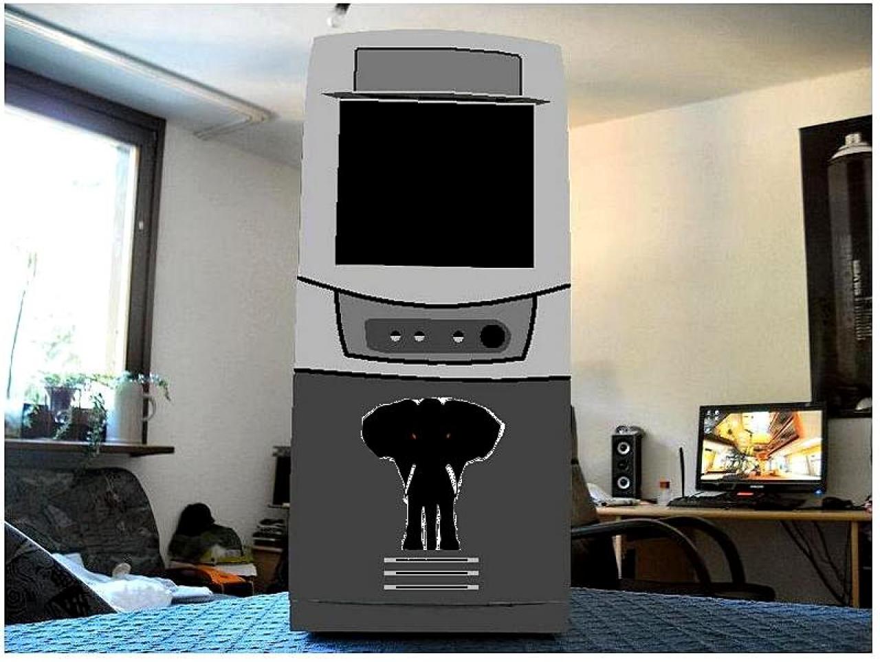 [01/08/2010] Casemod Concrete Elephant: Ein Retro-Gehäuse wird aufgemöbelt (15)