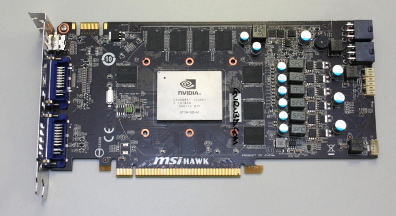 [06/08/2010] MSI Geforce GTX 460 Hawk