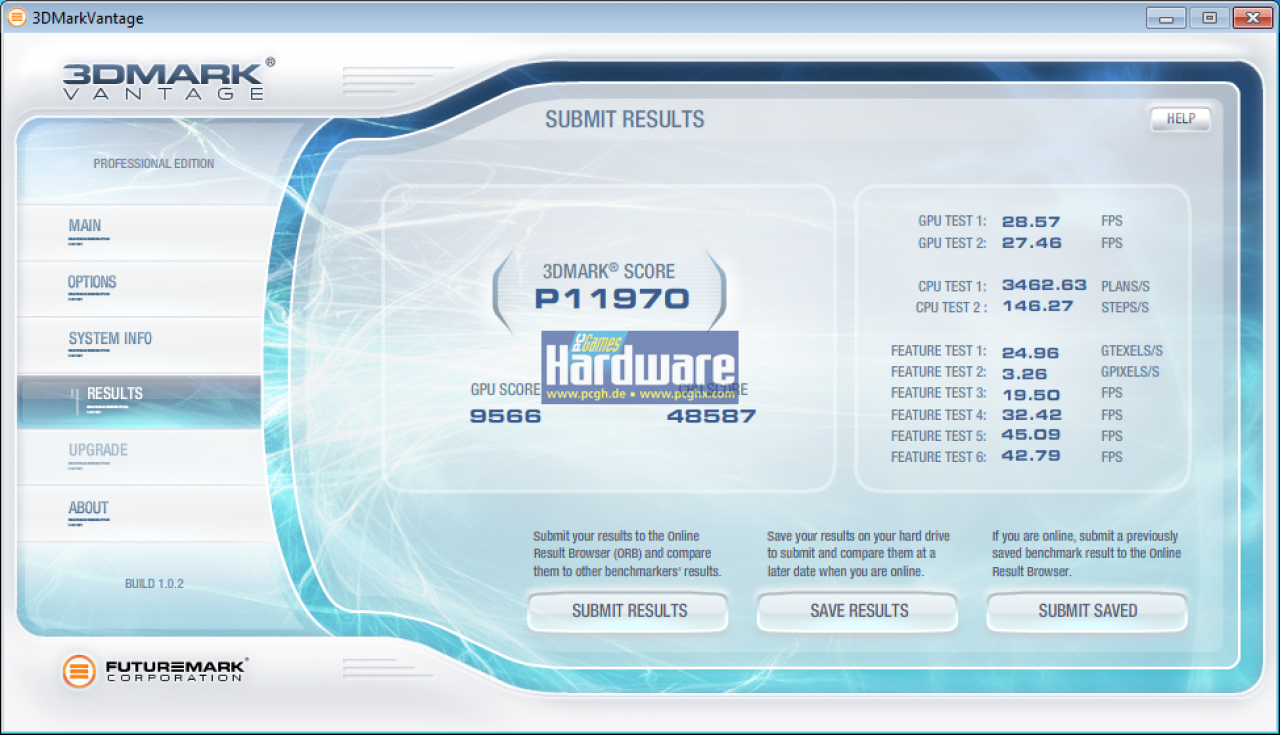 3DMark Vantage Performance GTS450 890-2000 260.52