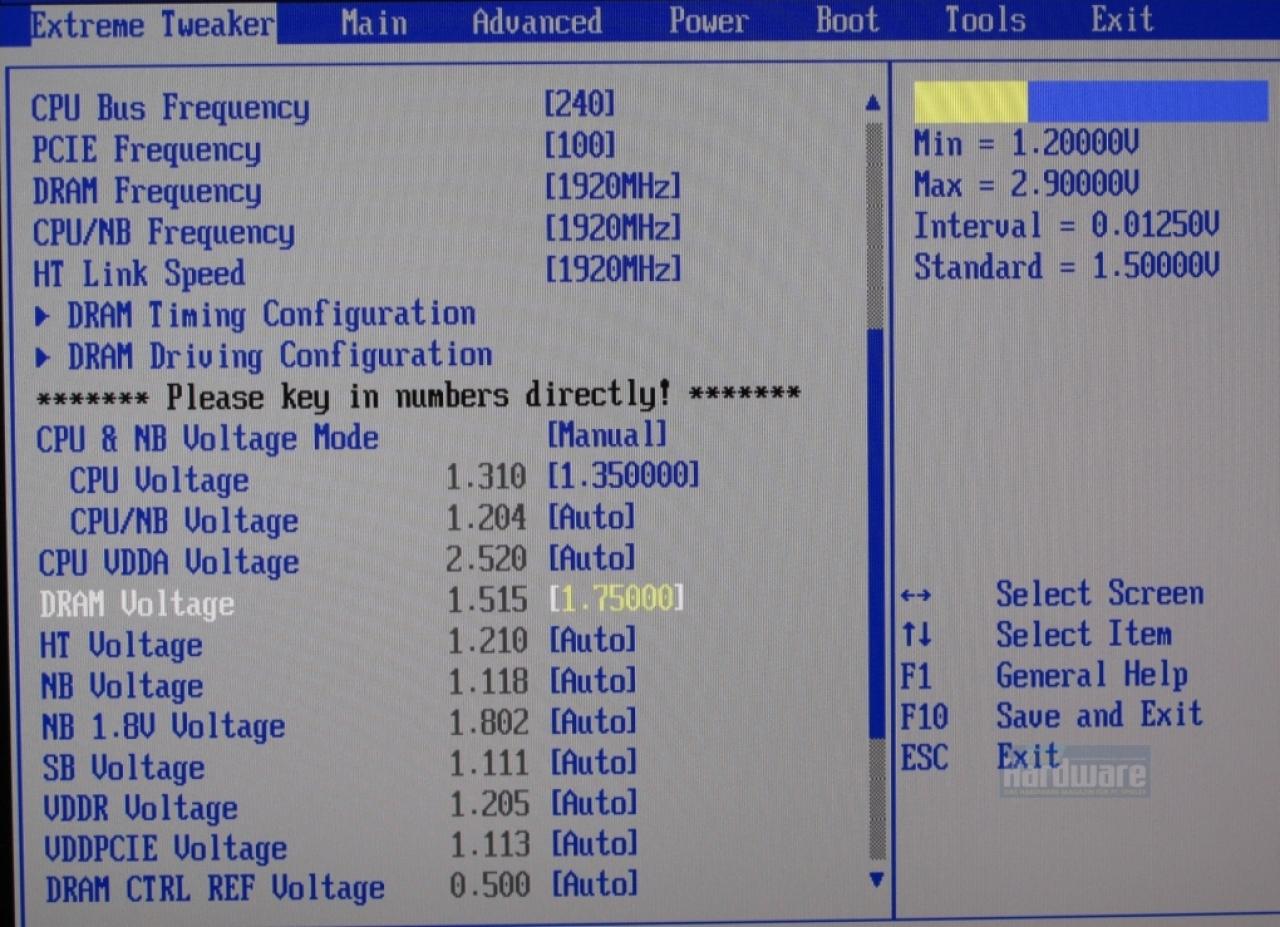 [23/09/2010] Asus Crosshair IV BIOS 01
