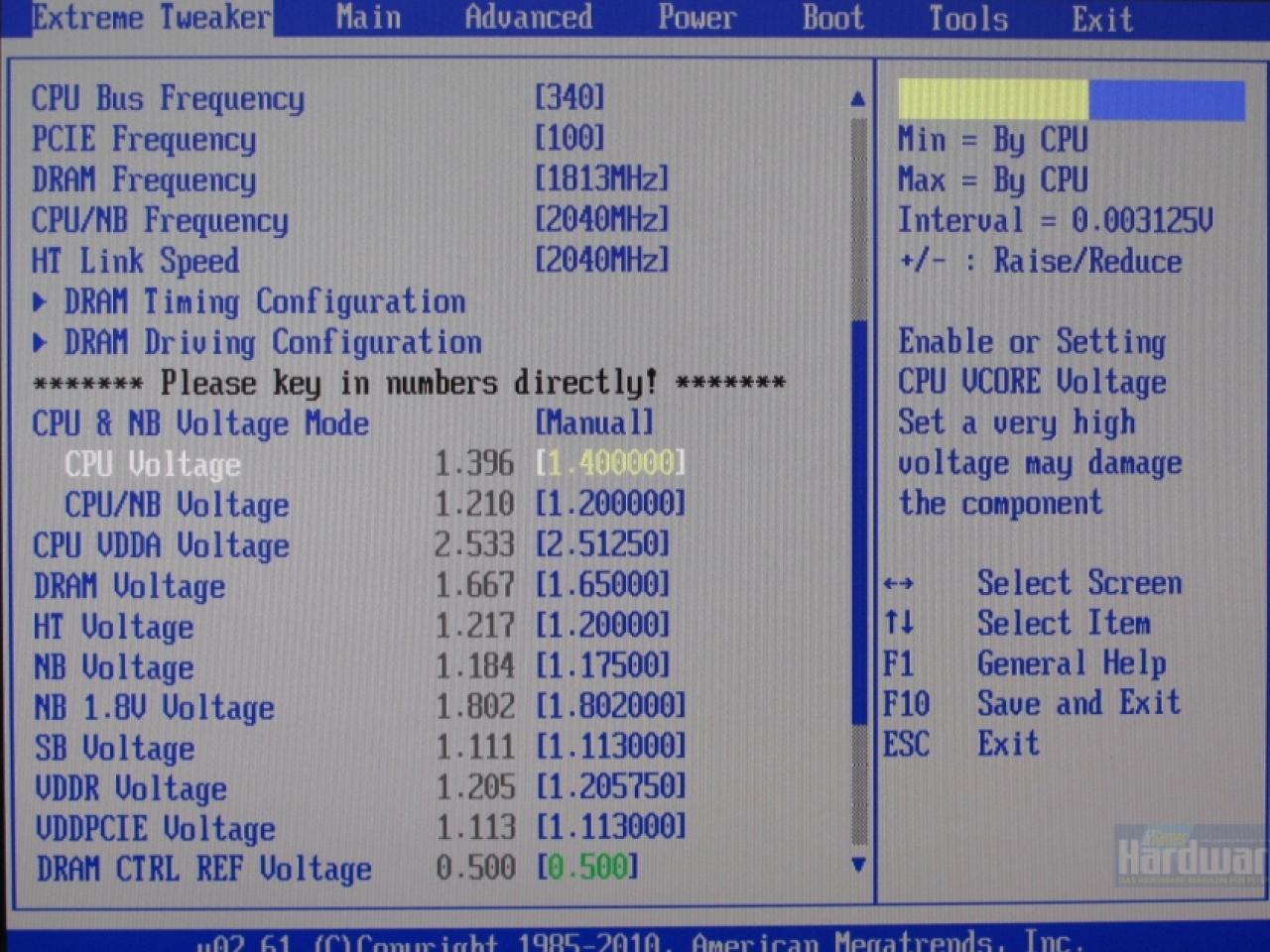 [23/09/2010] Asus Crosshair IV BIOS 03