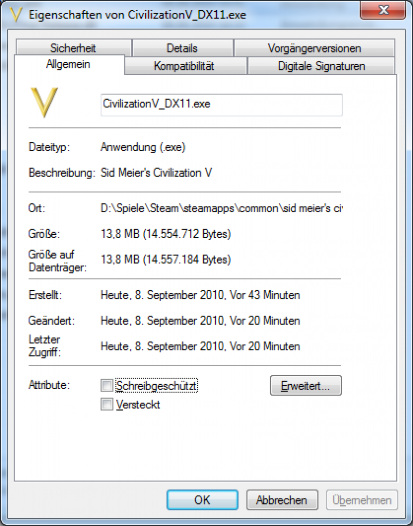 [21/09/2010] Civ5 mit DX11: Die Exe machts 