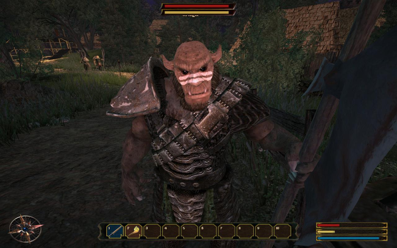 [24/09/2010] Gothic 3: Die Orks sind relativ korpulent und wirken grausam ...