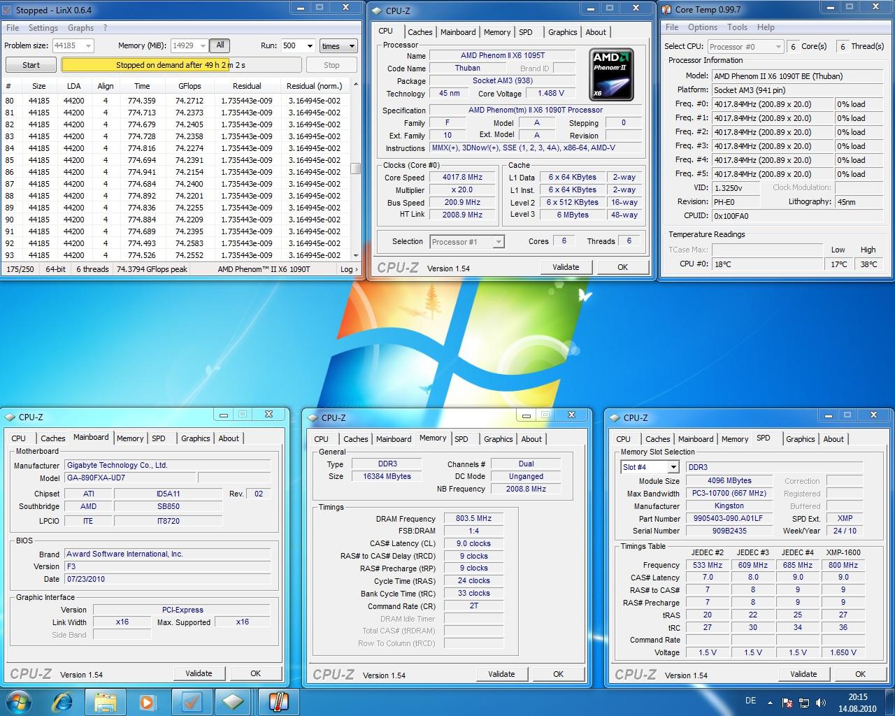 [12/09/2010] Schrauber-Tagebuch: High-End-PC mit 4-GHz-Hexacore, 16 GiByte RAM und vier SSDs (37)