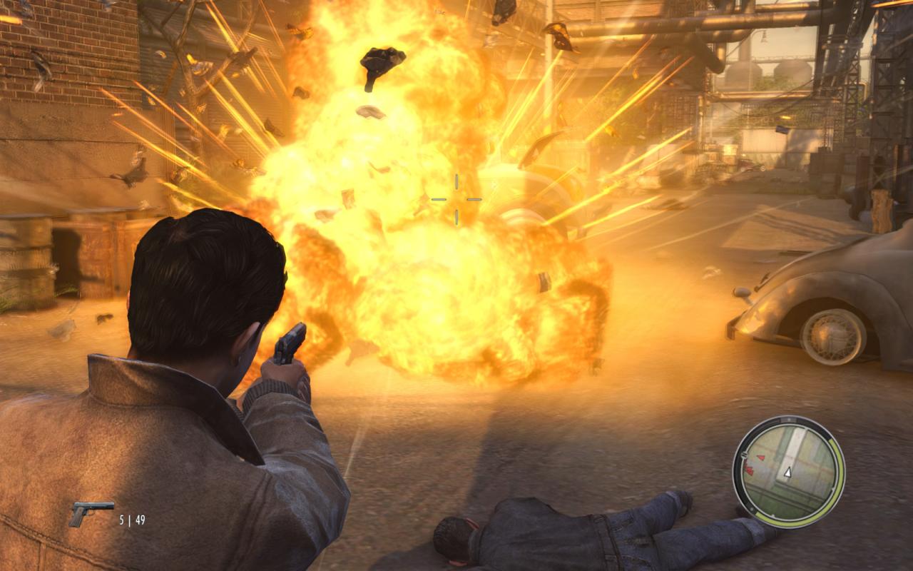 [22/09/2010] ... sondern auch zahlreiche umherfliegende Partikel. Mafia 2, der Physx-Titel des Jahres 2010, zeichnet sich ebenfalls durch effektvollere Gefechte aus, sobald eine Geforce rechnet. Übrigens darf auch die CPU Physx berechnen, normalerweise ruckelt das Geschehen dann jedoch stark.
