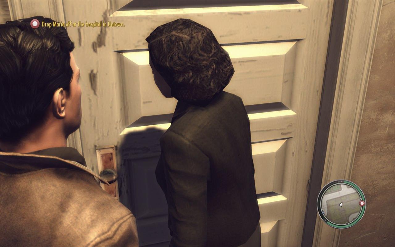 [01/09/2010] Mafia 2: Grafik-Flops trotz maximaler Details: Die Dame könnte aus Mafia 1 stammen.