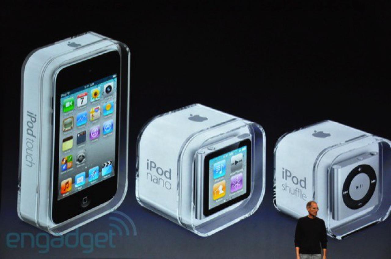 [01/09/2010] Die neuen Ipods
