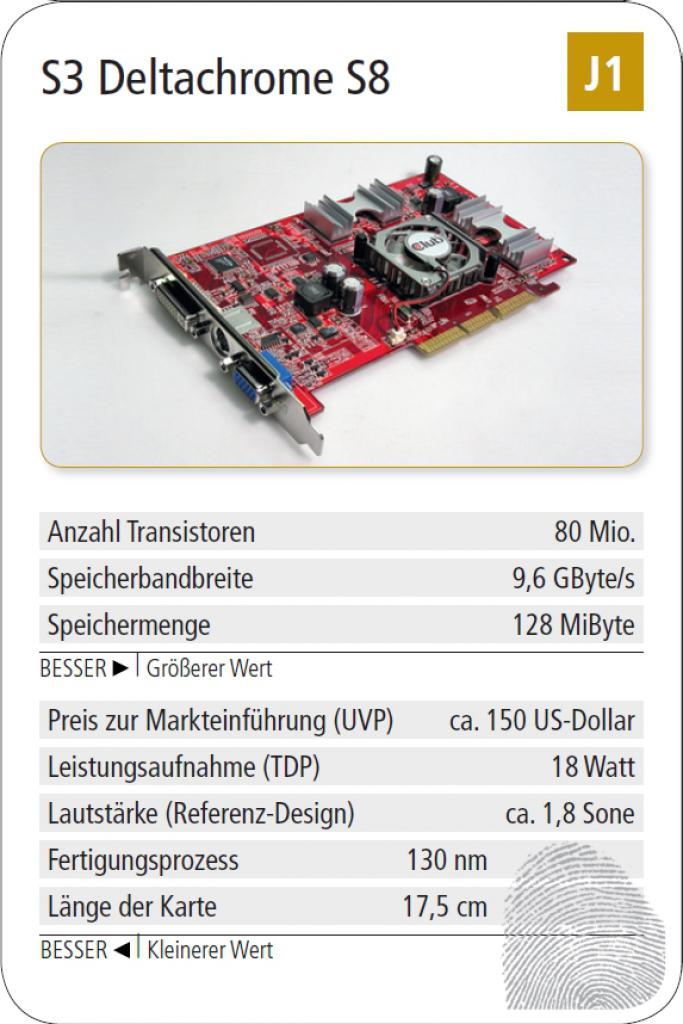 [08/09/2010] S3 Deltachrome S8 - eine der neuen Quartett-Karten 