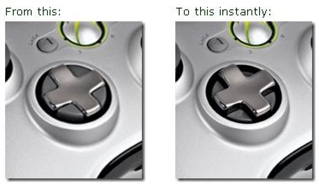 [01/09/2010] Der neue Xbox 360 Controller von Microsoft mit ausstellbarem Steuerkreuz. (1)