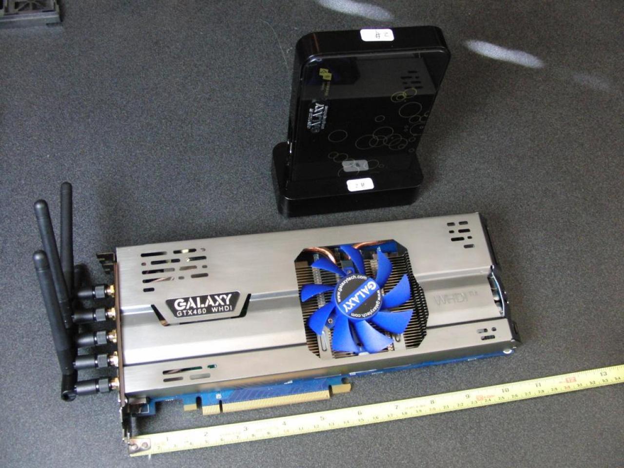 [11/10/2010] Galaxy Geforce GTX 460 WHDI: Erste Bilder zur Grafikkarte mit drahtloser Bildübertragung (10)