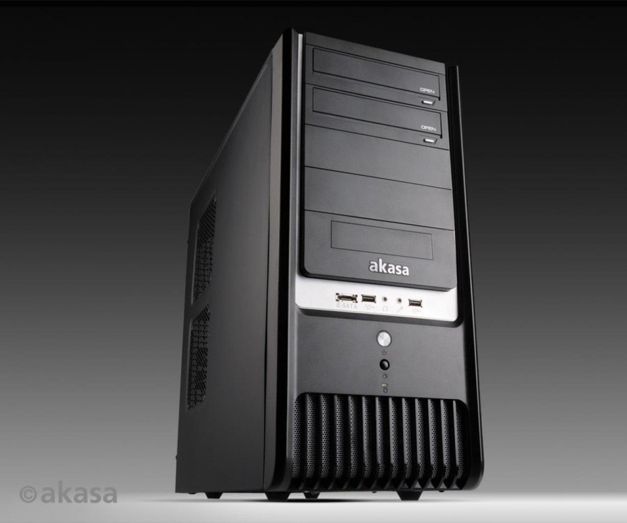 [25/10/2010] Akasa Raptor: Neuer Midi-Tower mit schwarzer Lackierung innen und außen (4)